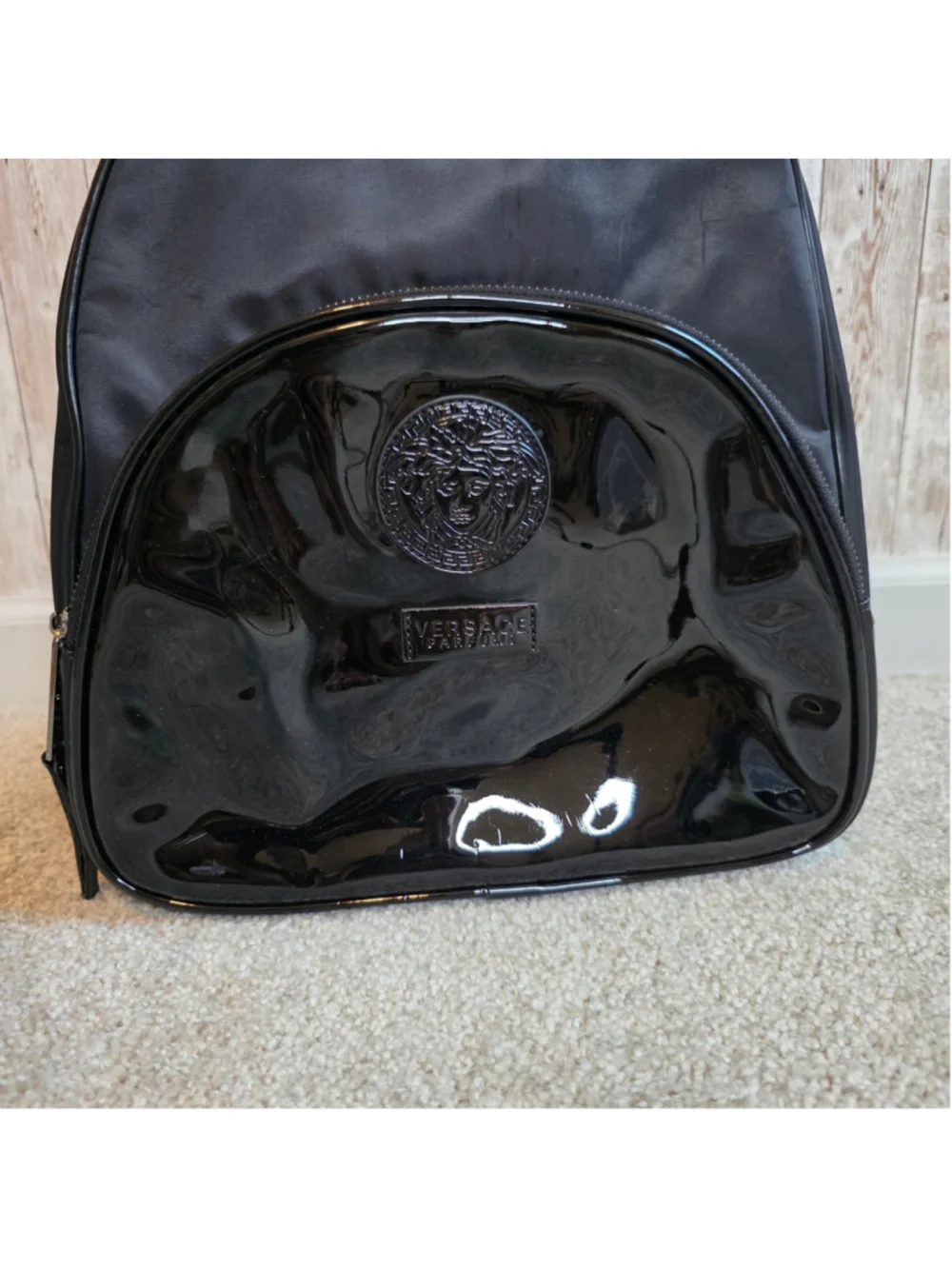 Versace Black Backpack